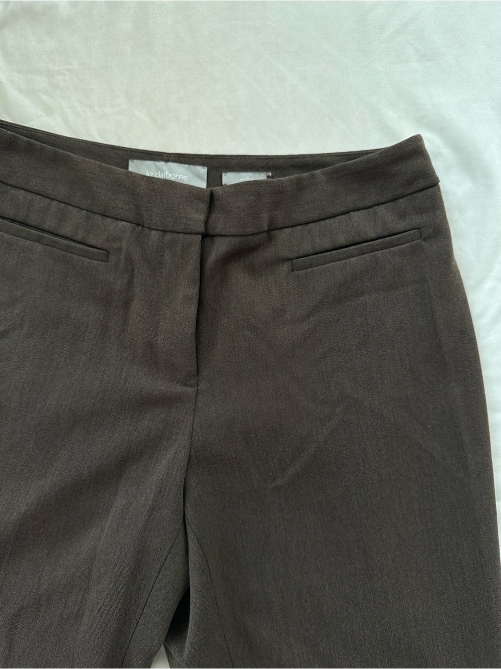 Liz Claiborne Brown Women's Dress Pants - Super Flattering! - Picture 6 of 10
